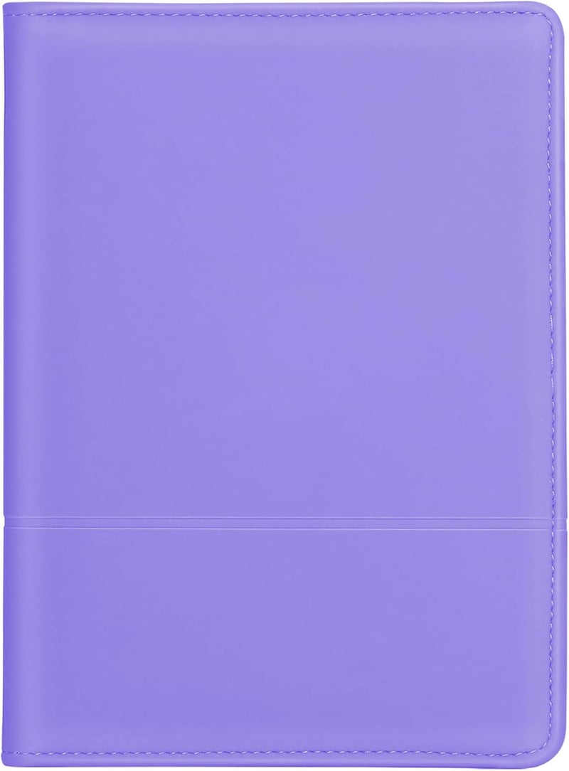 Gorbado Padfolio/Portfolio Binder, Mini Padfolio Portfolio Binder 5 x 8 Legal Writing Pad, A5 Document Organizer Folder for Men Women, Purple. - Image 3